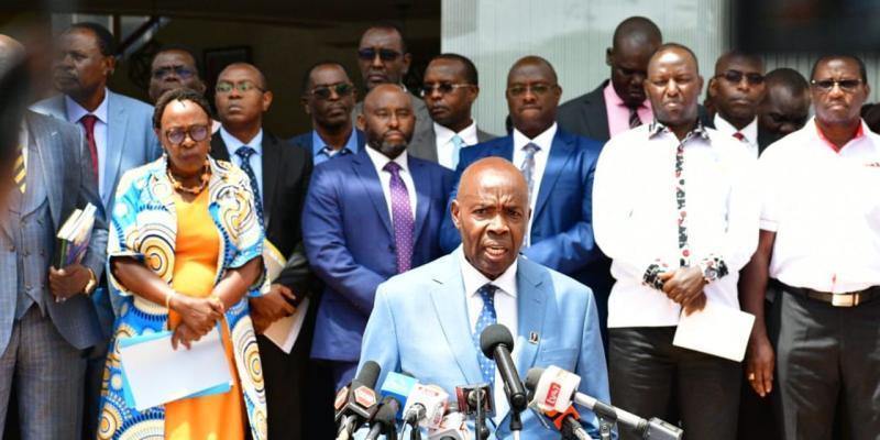 File image of Education CS Ezekile Machogu.